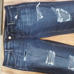 American Eagle distressed Jeggings